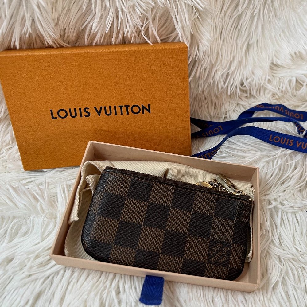 LOUIS VUITTON Damier Ebene Key Pouch